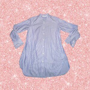 UNIQLO Blue Stripe Button Down
